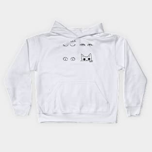 Waking Up With Cats Kids Hoodie